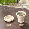 2in1 Creative 4 Grid Medicine Case With Small Water Cup Space-Saving & Washable Daily Pill Case Small Piller for Pocket Purse