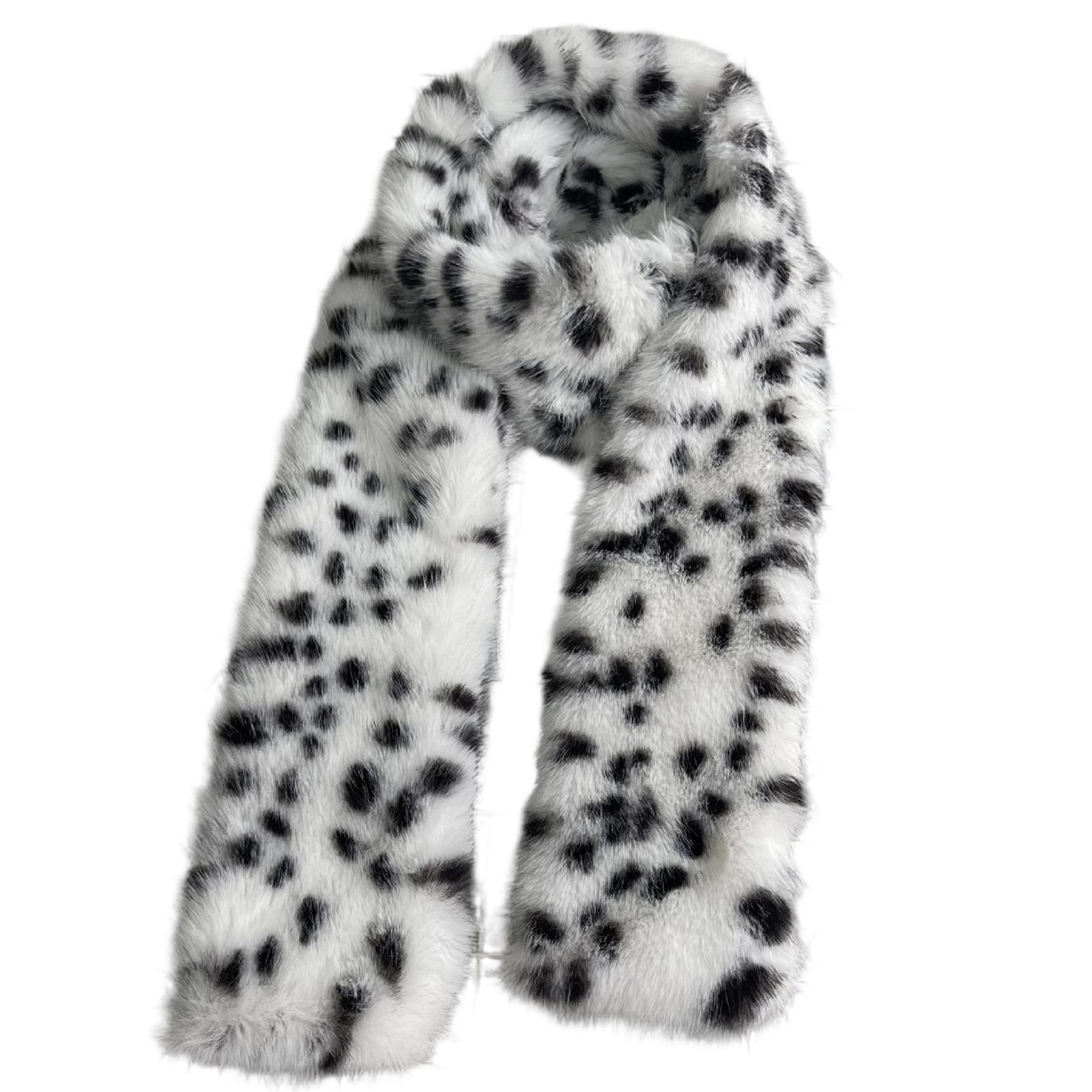 

User Friendly Animal Pattern Scarf Lightweight Neck Wrap With Comforatble Plush Fabric Detail For Daily Use різнокольоровий