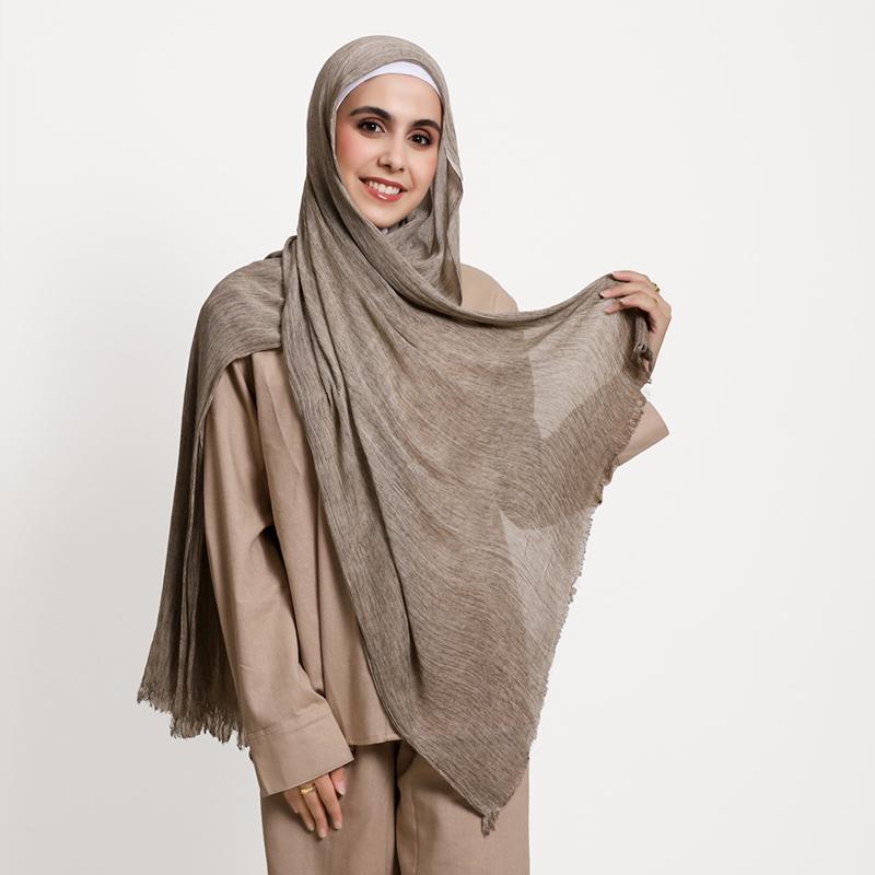 180*65cm Batikové mačkané viskózové hidžáby pro ženy Muslimský šátek Šály Jednobarevné Dámské Prodyšná čelenka Turban Femme Ramanda