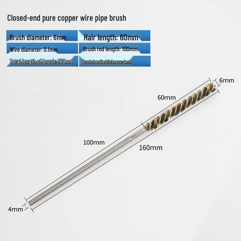 JZDASI Closed Copper Wire Pipe Brush Set