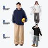 MINISO Men's 2026 Autumn Color-block Hooded Sweatshirt