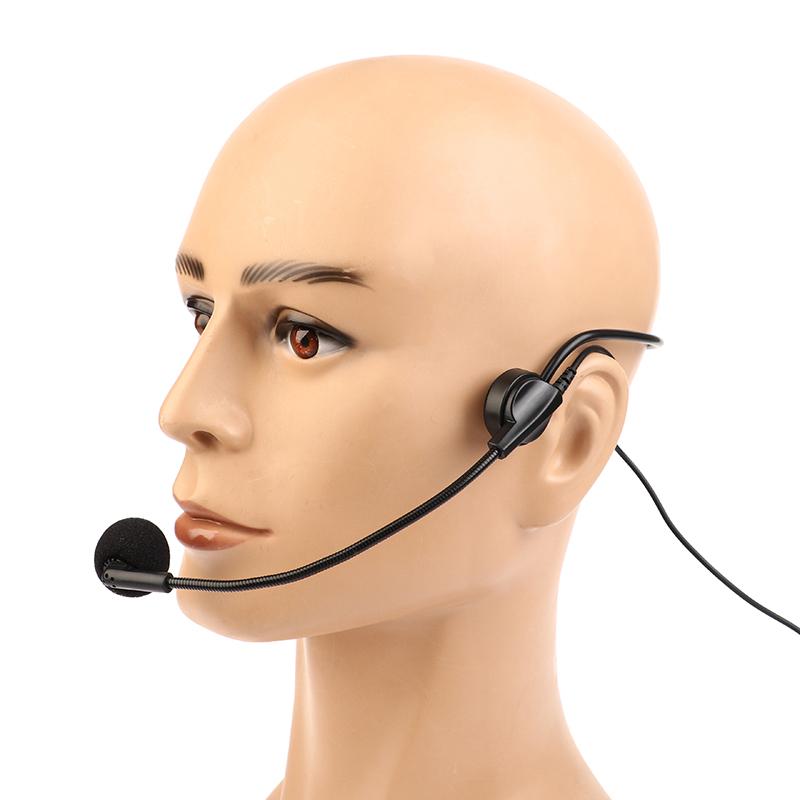 3.5Mm Headworn Wired Microphone Headset Voice Amplifier Speaker Clear Sound Mic For Speech Teacher Conference Guide