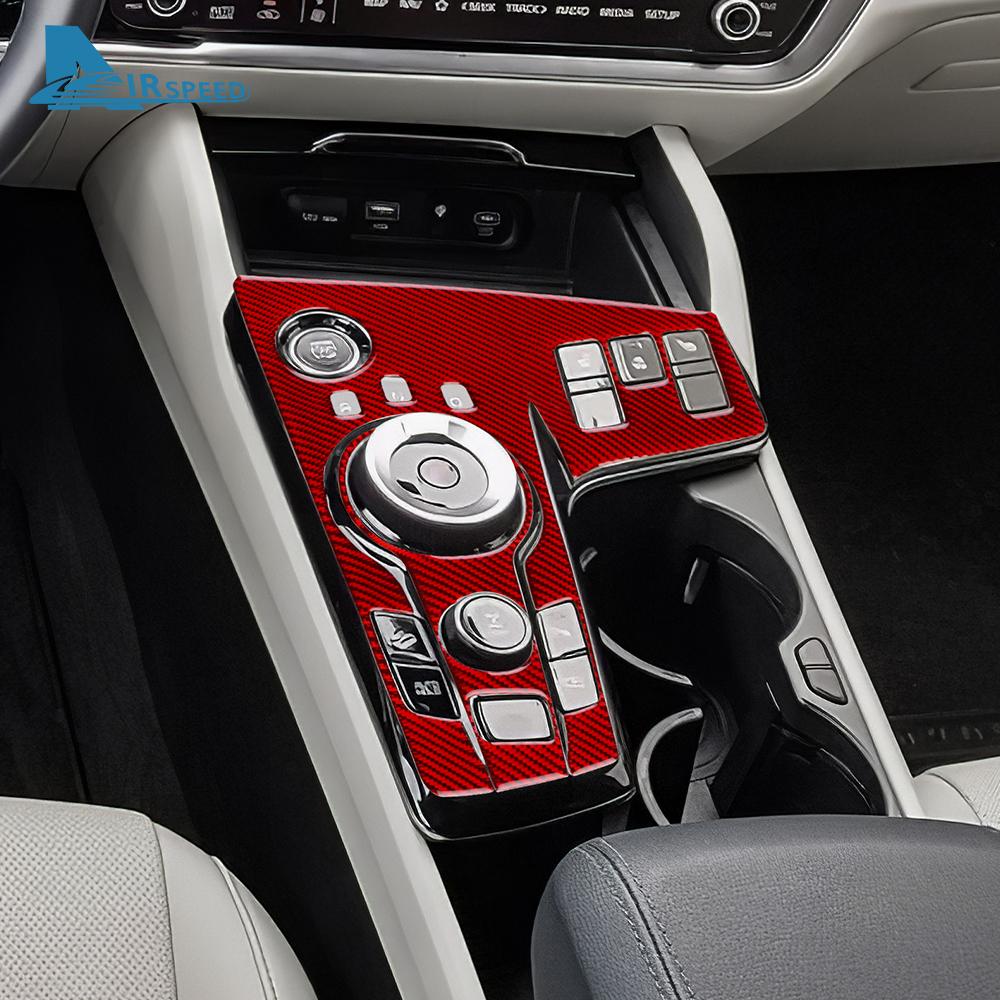 Echter Weicher Kohlefaser-Aufkleber für Kia Sportage NQ5 2025 2025 2025 2025 LHD RHD Auto Schaltgetriebe Panel Verkleidung Innenraum Zubehör