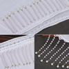 Crystal Hanfu Face Veil Tassel Chinese Hanfu Accessories Face Covering Gauze  Classical Dance