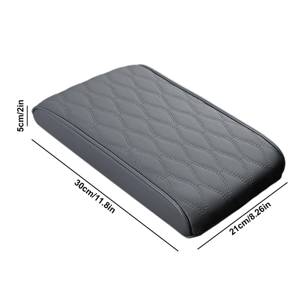 

Car Center Console Armrest Height Pad Auto Armrest Thick Cushion Elbow Rest Portable Car Arm Rest Protection Pad Car Interior сірий колір