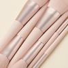 11pcs With Storage Bag Pink Makeup Brushes Set Soft-bristled Brush Foundation Brush  Women