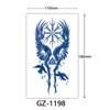 Herbal Tattoo Stickers, Juice Tattoo Stickers, Semi-Permanent English Letter Tattoo Stickers Tattoo