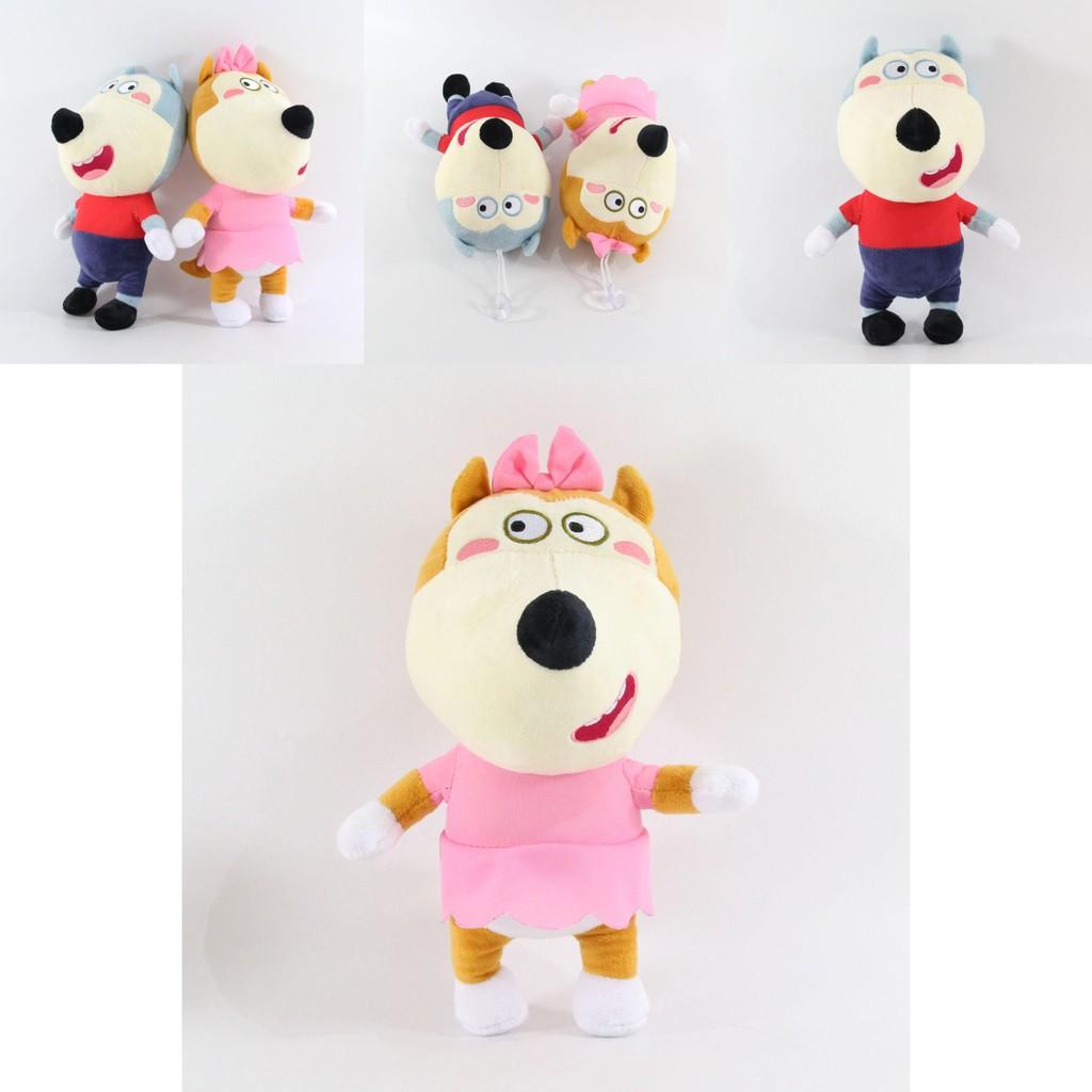 Adorable 25cm Wolfoo Lucy Plush Toy Soft And Cuddly Stuffed Cartoon Doll