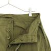 Nigel Cabourn Cropped Cargo Pants Khaki Button Fly Women Used