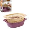 2pcs Vegetable Washing Basket Double Layers Fruit Washing Drying Drain Basin Basket for Household