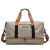 Large Capacity Canvas Travel Bag: Lightweight, Durable for Men & Women On Short Trips
