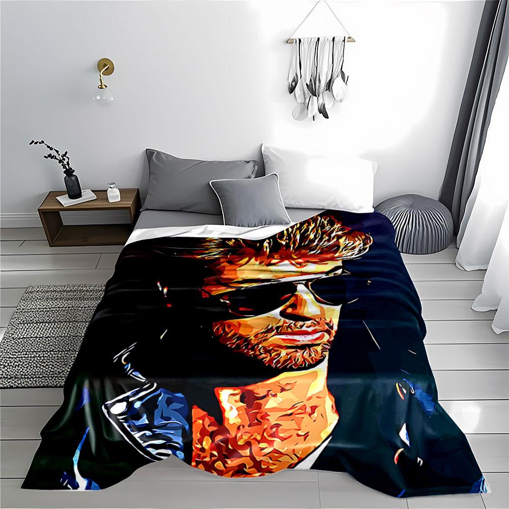 Retro Style Sunglasses Art Blanket for All Seasons Blanket Lunch Break Throw Gift