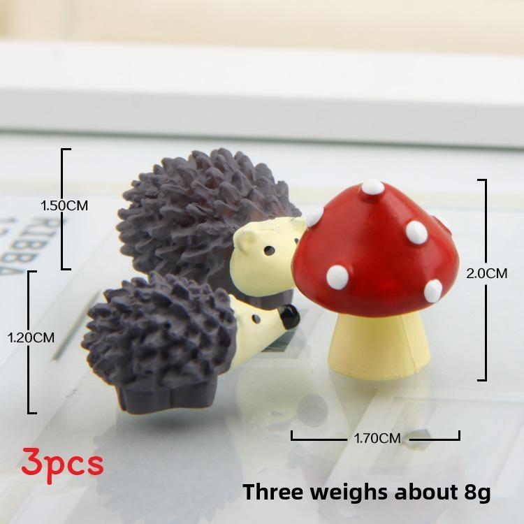 Animal Duck Cartoon Micro Landscape Figurine Decor Set For Gift And Decor Home
