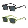 2PCS Vintage Fashion Square Sunglasses Women Men Retro Classic Brand Designer Sun Glasses Fishing Male Female Glasses UV400