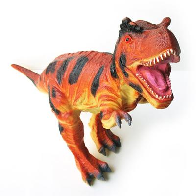 Měkká figurka dinosaura Tyrannosaura oranžová velká, 1 kus, populární hračky v Koreji
