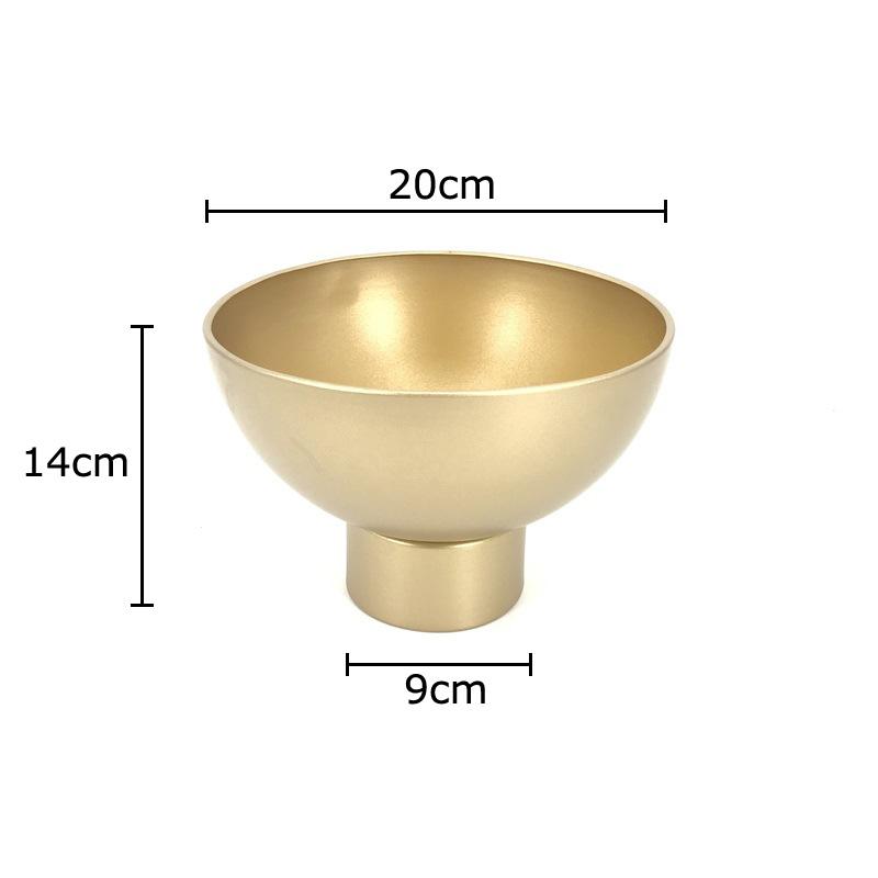 

Minimalist Golden Metal Vase Round Plant Pots Table Decoration Flowers Arrangement Artificial Flower Vase Room Aesthetic Decor
