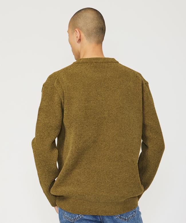LONGPLAYINGRECORD Velvet Knit Pullover Khaki