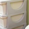 Three-Tier Kids Storage Boxes, with Three Drawers - White