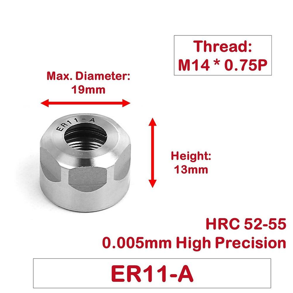 ER 111620253240 AMUM Heavy Duty Collet Nut Chuck Cap for Milling Machines