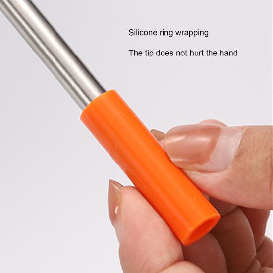 Detachable Skewer Stand Food Grade Stainless Steel Sturdy Construction Vertical Chicken Holder for Outdoor