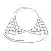 Accessories, sexy geometric bikini body chain, personalized hollow mesh claw chain full of diamonds for women