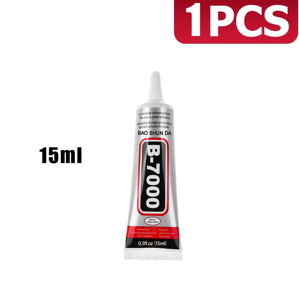 B7000 Multi-Purpose Industrial Adhesive for Mobile Phone Repairs, DIY Rhinestone Jewellery Crafts, Mobile Case Repairs Specialised Liquid Super Glue