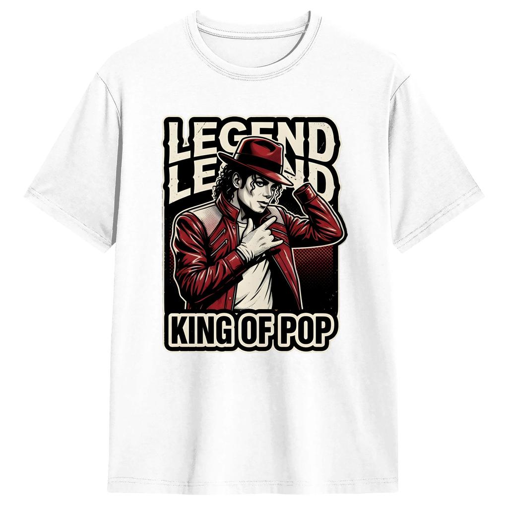 Legend King Of Pop Mmichael Jjackson T Shirt Unisexs Y2k Fun T Shirts Summer Breathable Harajuku Tee Shirt Casual Plus Size Tops