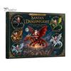Surprise Toys for Kids Santa Claus' Flying Dragon Journey Advent Calendar, 24 Day Countdown Box, Creative Gifts Friends 2D Flat Christmas Ornaments,
