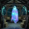 Holiday Ritual Gift Idea Halloween Hanging Ghost Decoration, Outdoor Swing Ornament for Unique Home Porch Yard Garden, Weather Resistant Party