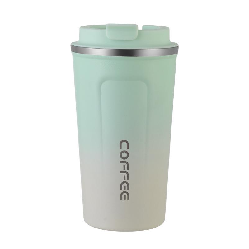 3rd Gen Stainless Steel & Silicone Insulated Coffee Cup - Portable, Stylish Business Gift with Logo Printing