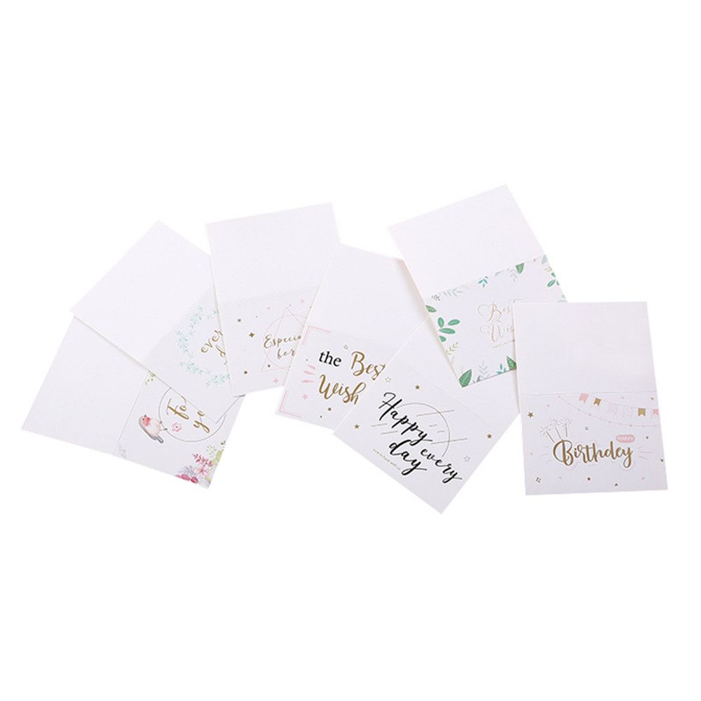 Best Wishes Package Inserts Happy Birthday Thanks Card Happy New Year Christmas Greeting Card