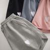 Waffle Sports Casual Shorts Women's Summer Thin Korean Version of The New High Waist Home Straight Cylinder Wide Legs
