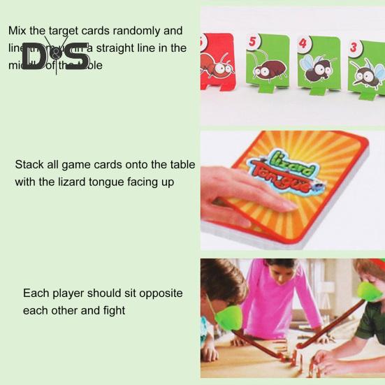 2/4 Sets Sticking-Out Tongue Frog Face Guard Toy Licking Animal Chameleon Lizard Tongue Game 2/4 Players Board Game Toddler Boys Girls Gift