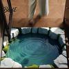Living Room Area Bottomless Pit Mat 3D Illusion Floor Rug Optical Hole Realistic Fun Entrance
