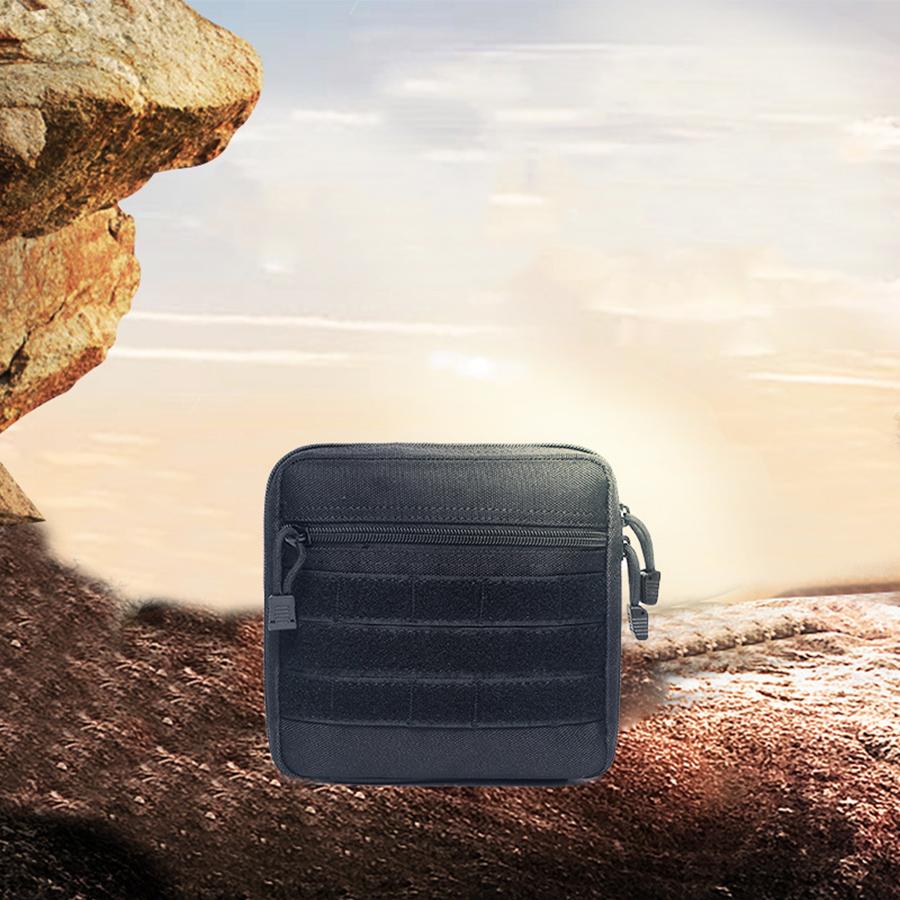Black Tactical Gear Utility Pocket Tool Bag Organizer Admin Pouch Waterproof New