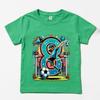 Kids Boys Girls 8th Birthday Football Print Cotton T Shirt Casual Summer Tee for Children Teen Age 8 Year Old Top