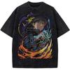 Anime Fullmetal Alchemist Mustang Roy Grafik T-Shirt Herren Damen Kleidung Übergroßes T-Shirt Gewaschenes Baumwoll-T-Shirt Harajuku T-Shirt