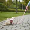 Adjustable Ferret Traction Harness Cartoon Pet Traction Rope Guinea Pig Chest Strap  Pet Supplies