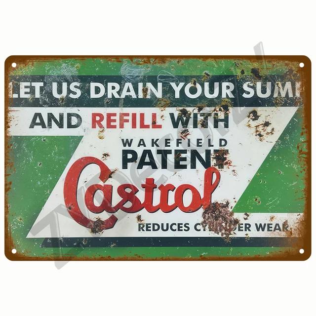 Vintage Metal Tin Sign  Garage Gas Oil Spark Plug Tyre Service  Man Cave Club Bar Home Wall Decor Art Decorative Plaque