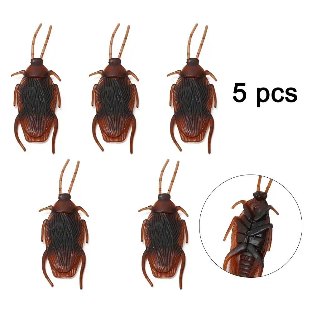 

New Practical High Quality Prank Cockroaches Prank 5/10pcs Fake Funny Realistic Smelless Cockroaches Eco Friendly