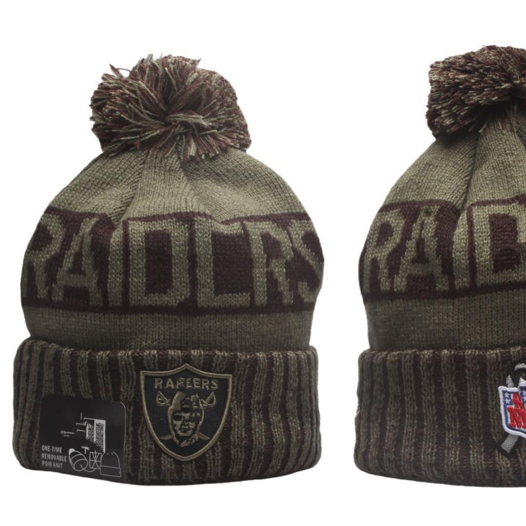 Autumn and Winter New nfl Rugby team men's and women's couple's casual fashion thick knitted wool hat trendy