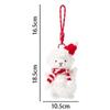 Bag Hanging Sheep Plush Doll Ornaments Fluffy Lamb Pendant Sheep Plush Keychain  Birthday Party