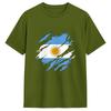 Argentina Flag T Shirts Unisex 100 Cotton Cool Tshirt O Neck Tees Short Sleeve Clothes Printed