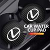 2Pcs Car Coaster Water Cup Anti-slip Pad Mat For RX350 IS250 IS200 GS300 LX570 RC350 UX250h ES350