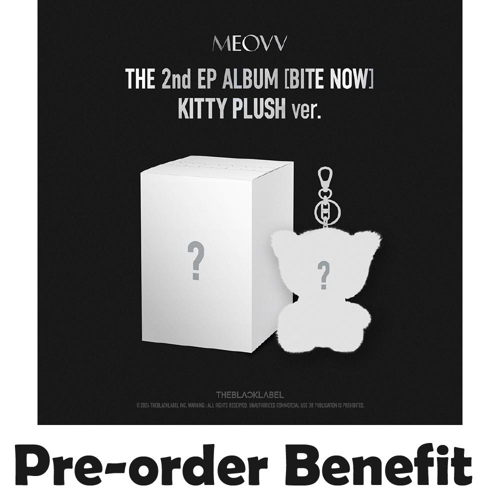 

Pre-order MEOVV The 2nd Album BITE NOW Kitty Plush ver. & SHOP POB EVERLINE POB