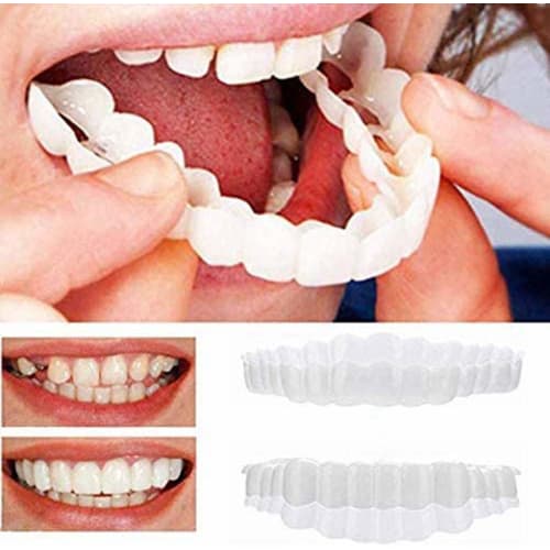 6 Sets of Dentures, Cosmetic Teeth To Cover the Top Row of a Set of White Teeth, Cosmetic Teeth, Upper and Lower Veneers