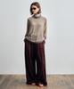 CITTA Wool Blend Wide Banding Corduroy Pants_Ctb551(Purple)