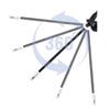 Portable 300 PSI Mountain Bike Pump Presta/Schrader Valves Universal Fork Pump Durable Suspension Pump MTB