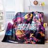 K-Pop-Demon-Hunters Blanket Hot Anime Flannel Blanket Fan Gift Suitable for Home Leisure Camping Travel Multifunctional Blanket1