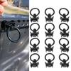 L Track Single Stud Fitting with Round Ring L Track Tie Down  Ring 4000 Lbs Spring Loaded for Truck Bed Trailer Cargo Control